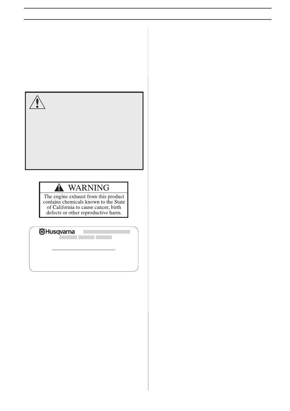 Husqvarna 325HDA55X-Series User Manual | Page 3 / 24