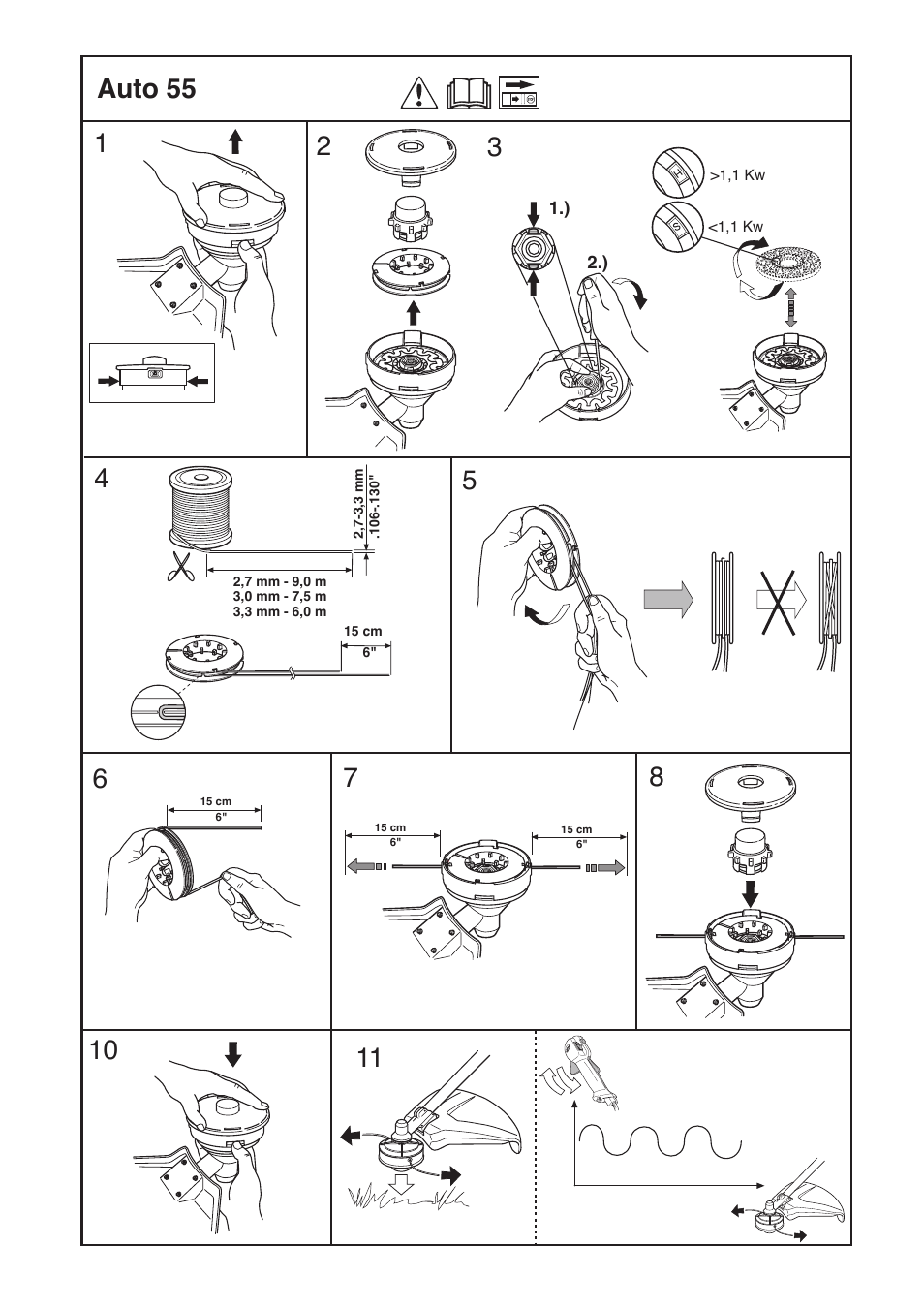 48 auto 55 | Husqvarna 250R User Manual | Page 43 / 48