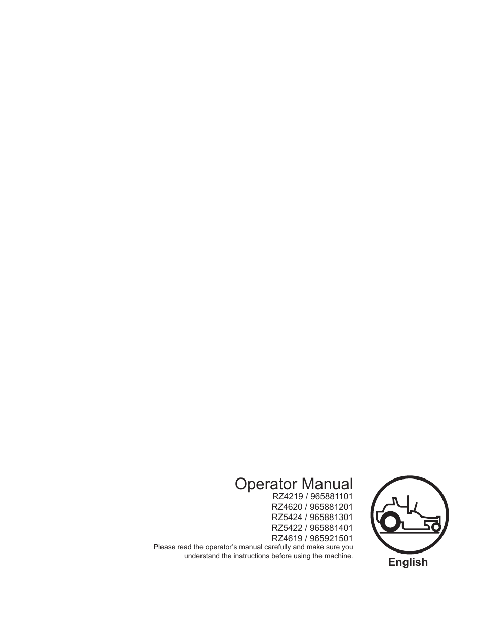 Husqvarna 965881201 User Manual | 76 pages