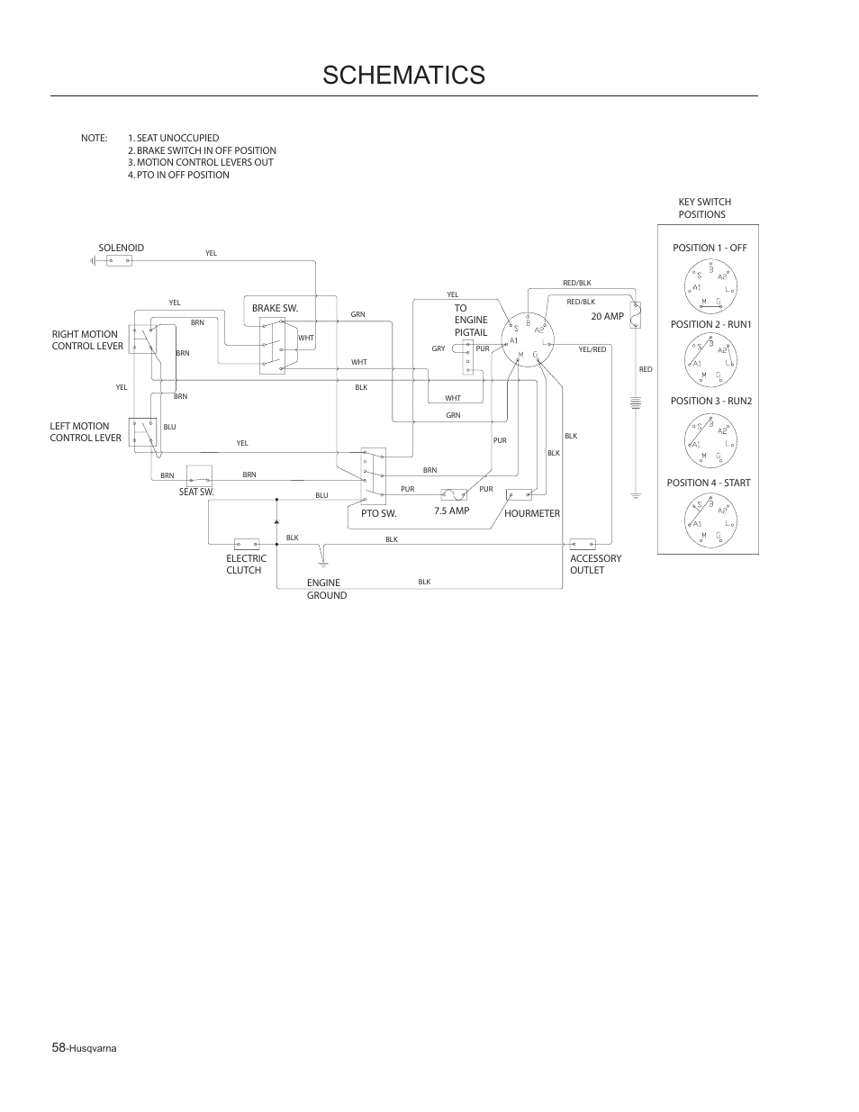 Schematics | Husqvarna 965881201 User Manual | Page 58 / 76