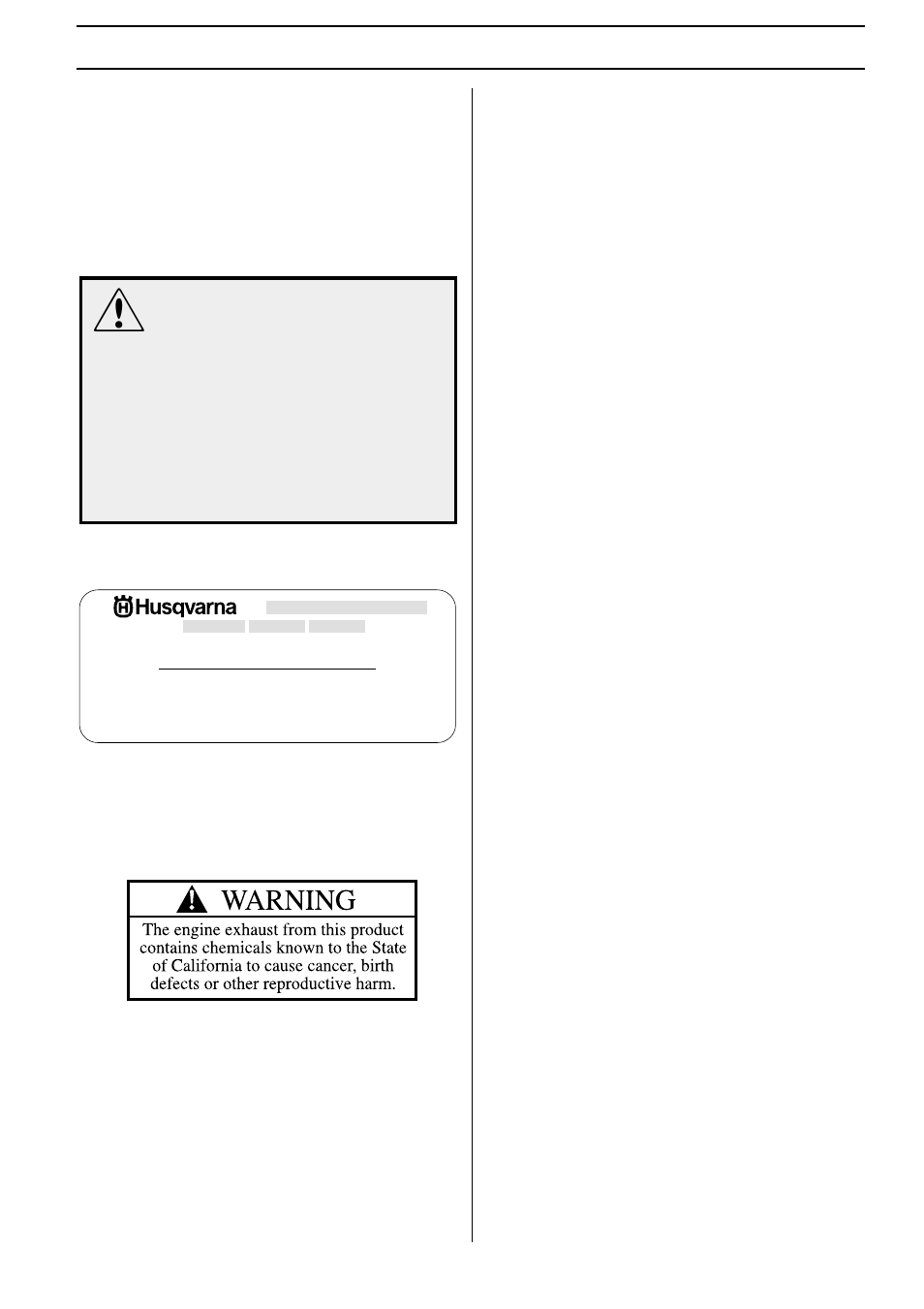 Husqvarna 245 RX User Manual | Page 3 / 52