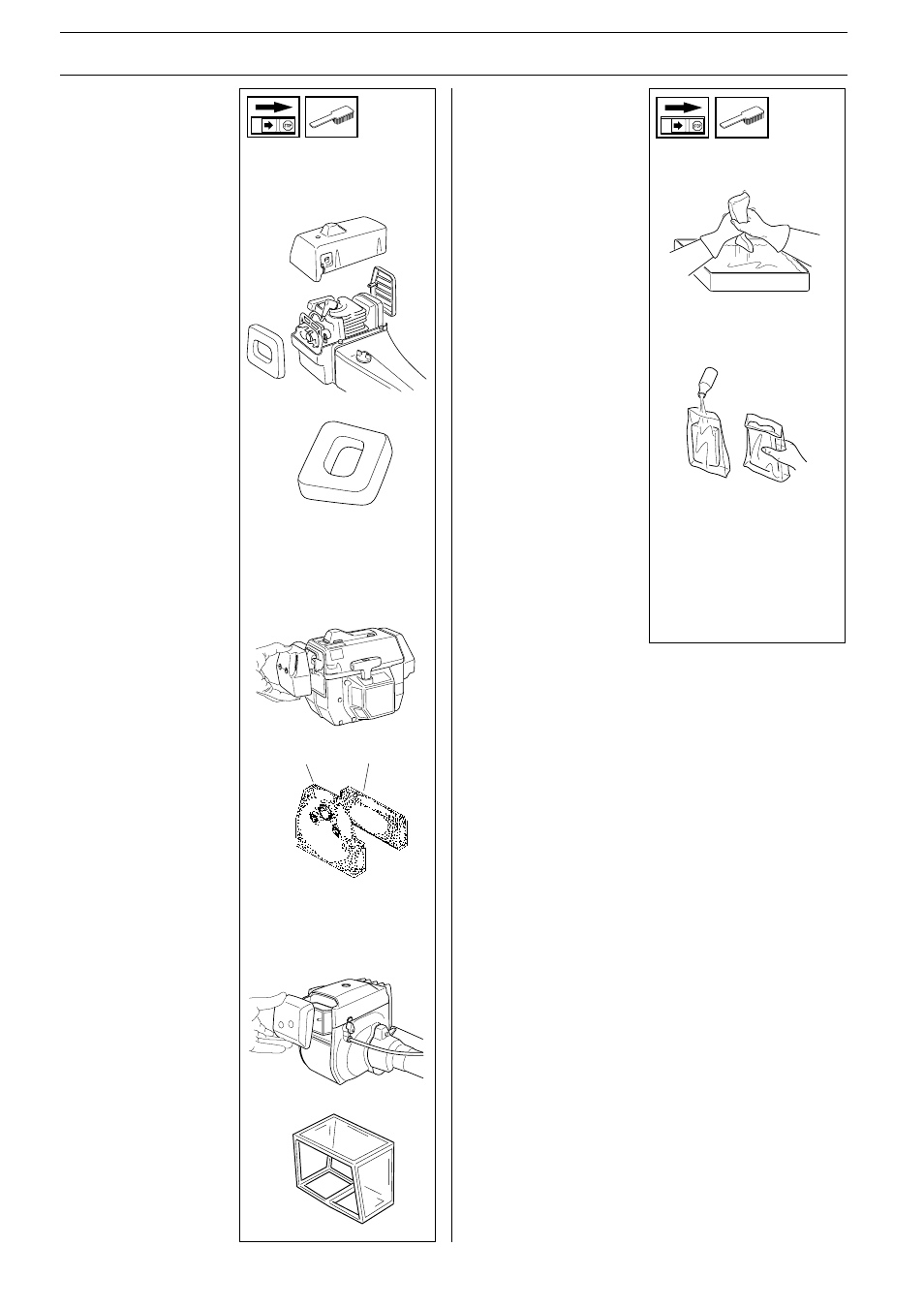 Maintenance, Air filter | Husqvarna 245 RX User Manual | Page 32 / 52