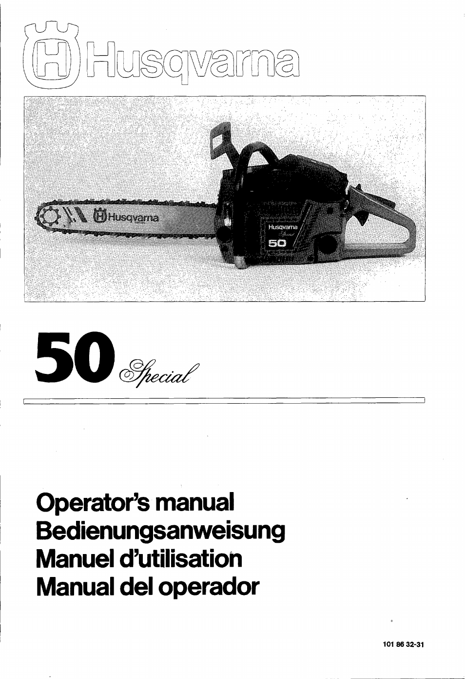 Husqvarna 50 Special User Manual | 42 pages