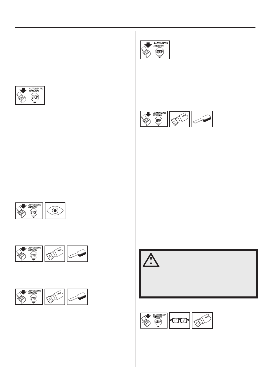 Gassregulatorsperre, Kjedefanger, Høyrehåndsvern | Avvibreringssystem, Stoppbryter, Lyddemper, Startmotor, Bytte av startsnor, Vedlikehold | Husqvarna 140 User Manual | Page 106 / 420