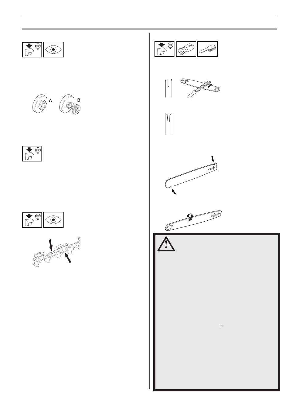 General safety precautions | Husqvarna 570 EPA III User Manual | Page 15 / 44