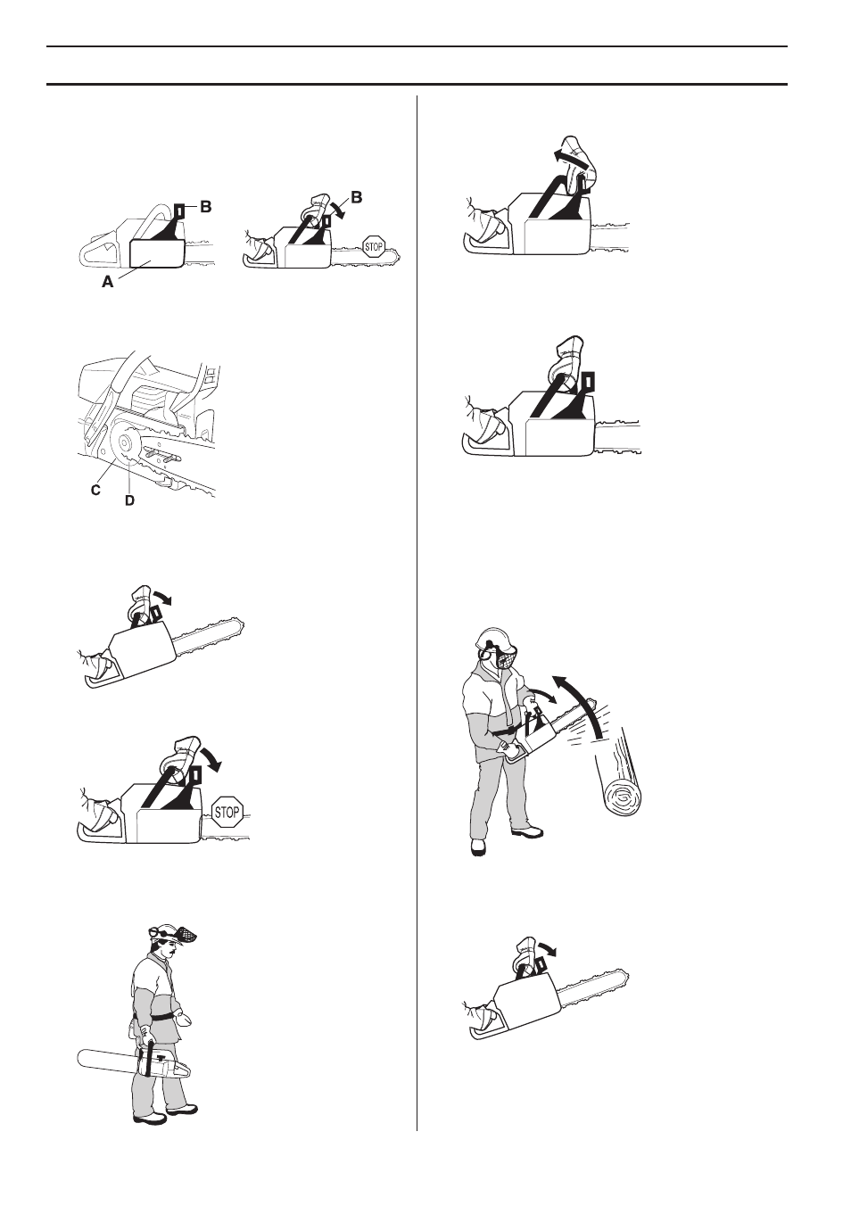 General safety precautions | Husqvarna 570 EPA III User Manual | Page 8 / 44