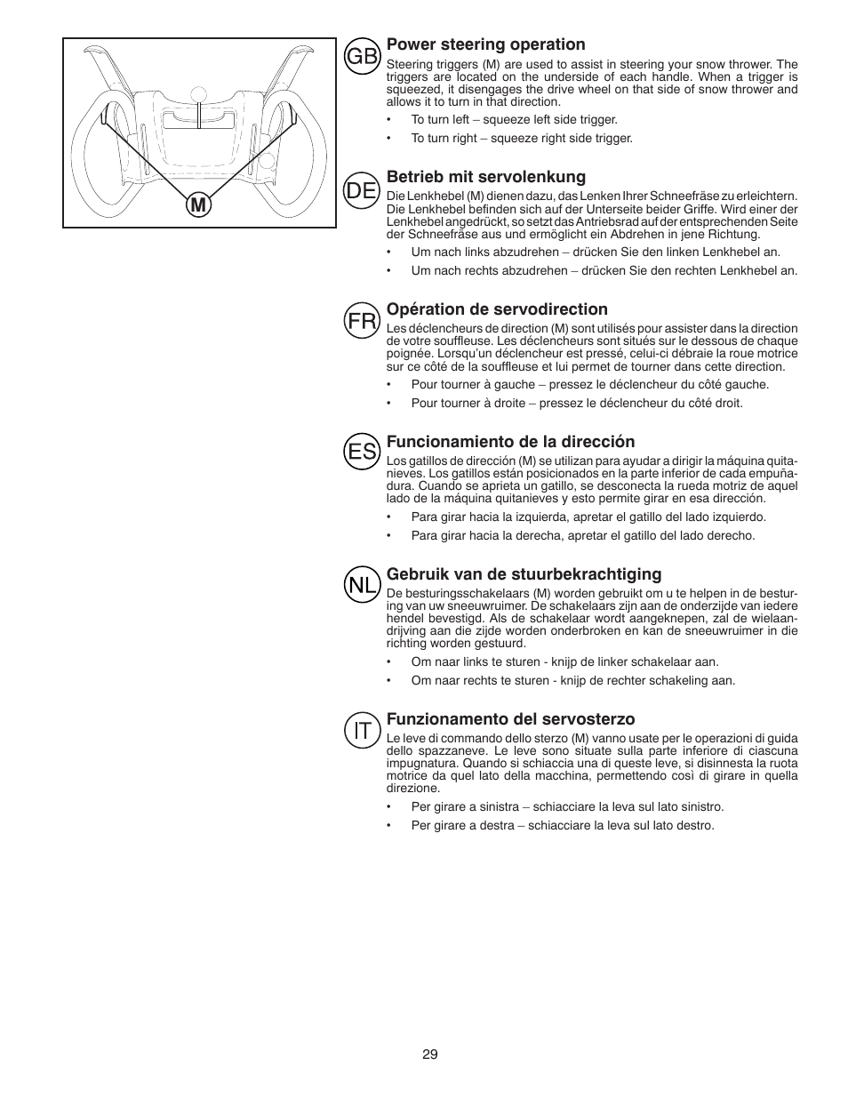 Husqvarna ST 268EP User Manual | Page 29 / 68