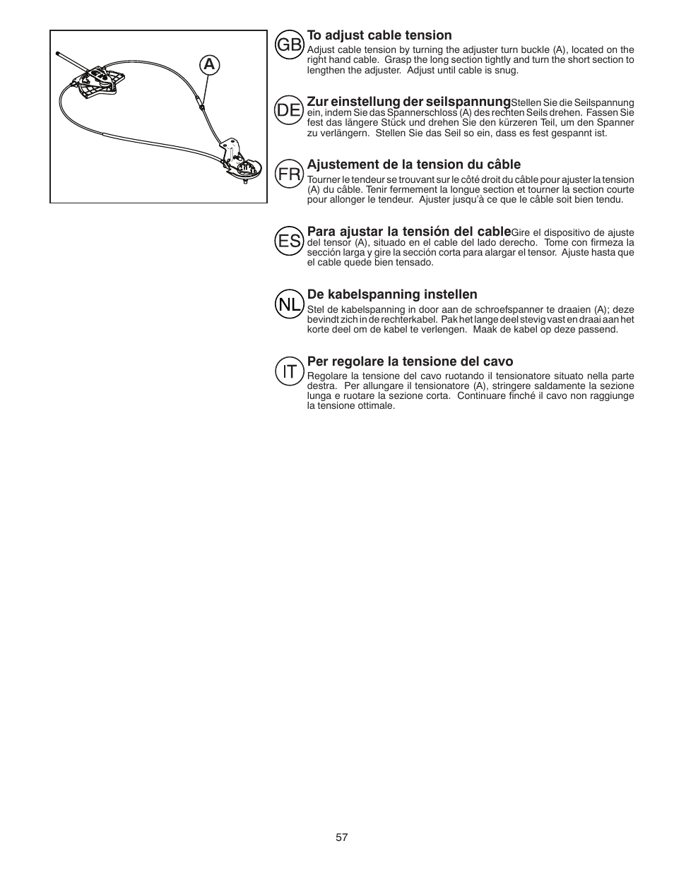 Husqvarna ST 268EP User Manual | Page 57 / 68