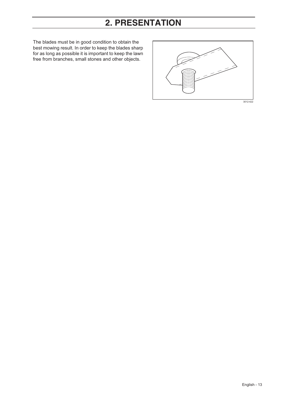 Presentation | Husqvarna 210 C User Manual | Page 12 / 48