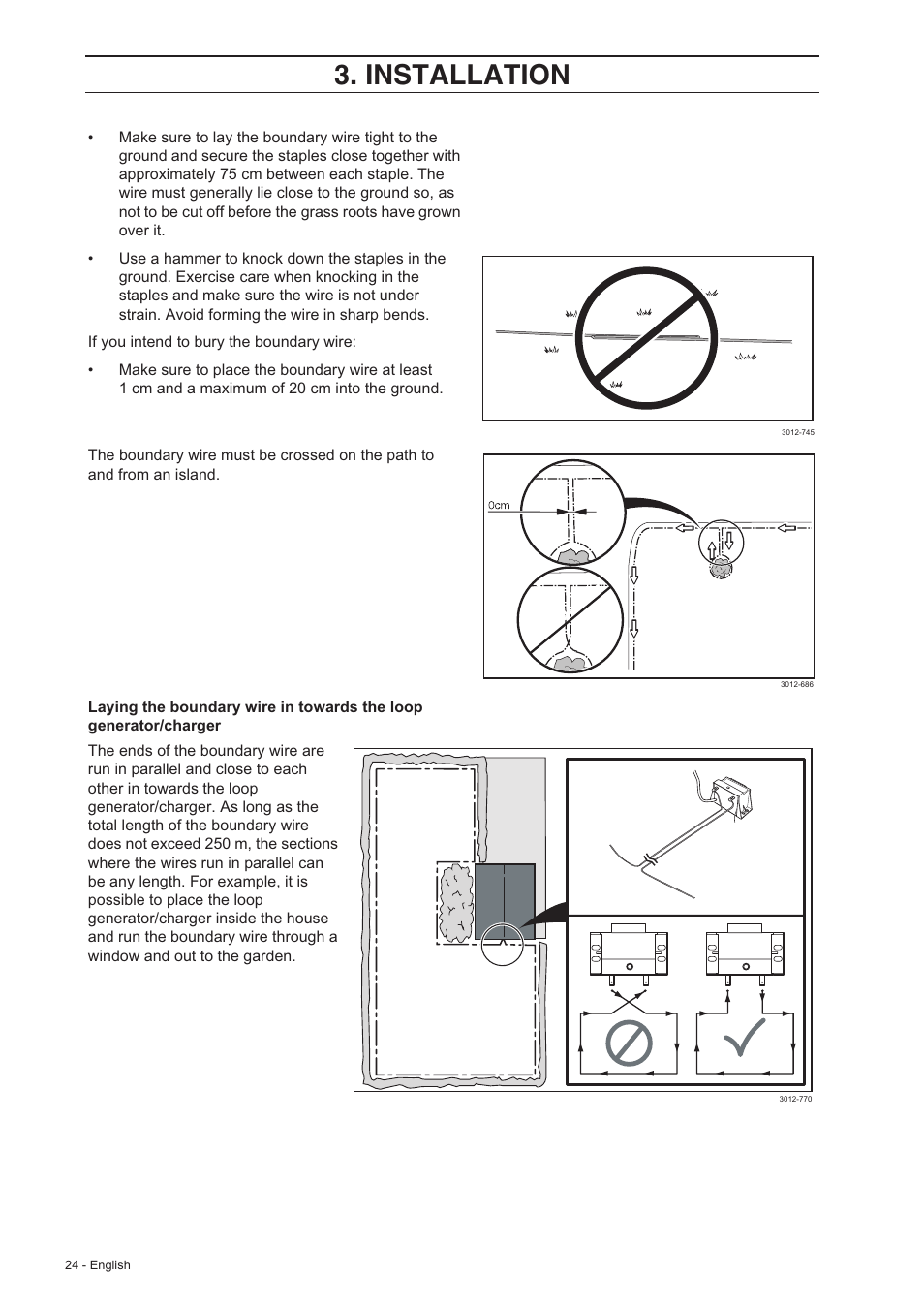 Installation | Husqvarna 210 C User Manual | Page 23 / 48