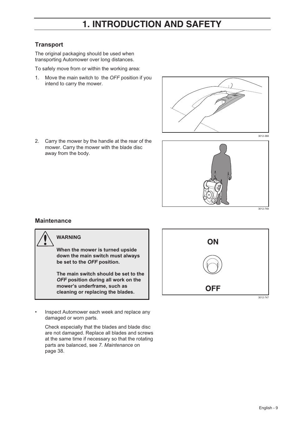 Introduction and safety | Husqvarna 210 C User Manual | Page 8 / 48
