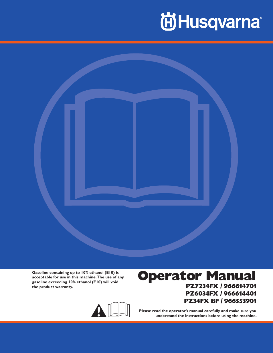 Husqvarna 966553901 User Manual | 72 pages