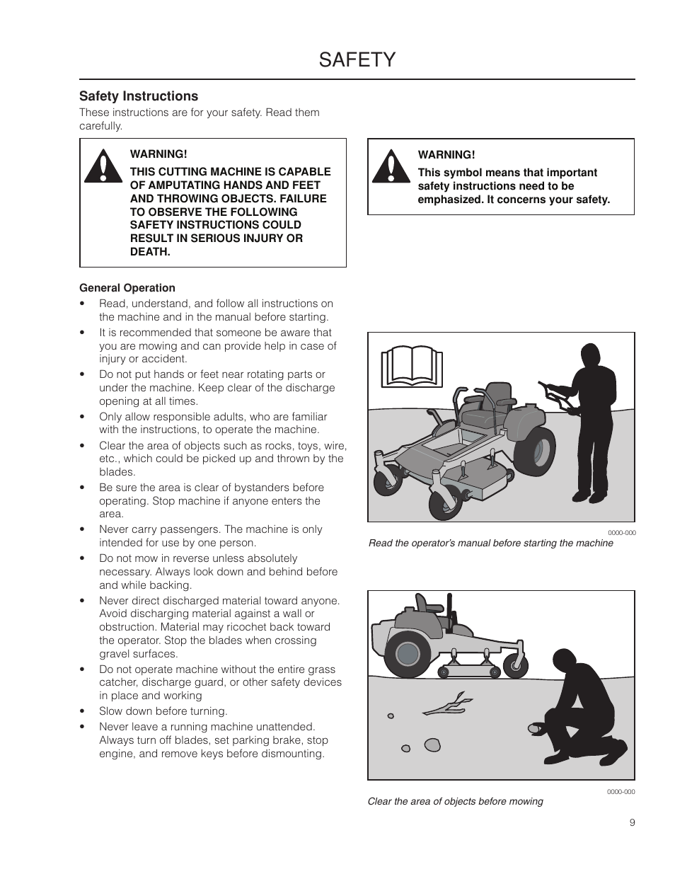 Safety, Safety instructions | Husqvarna 966553901 User Manual | Page 9 / 72
