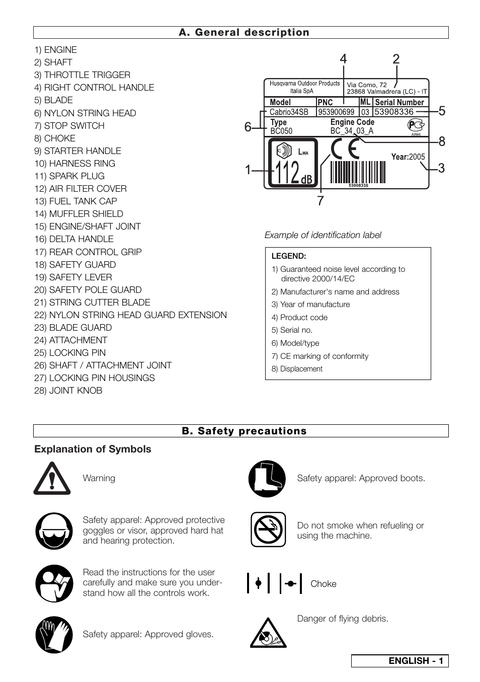 Husqvarna 953900453 User Manual | Page 4 / 12