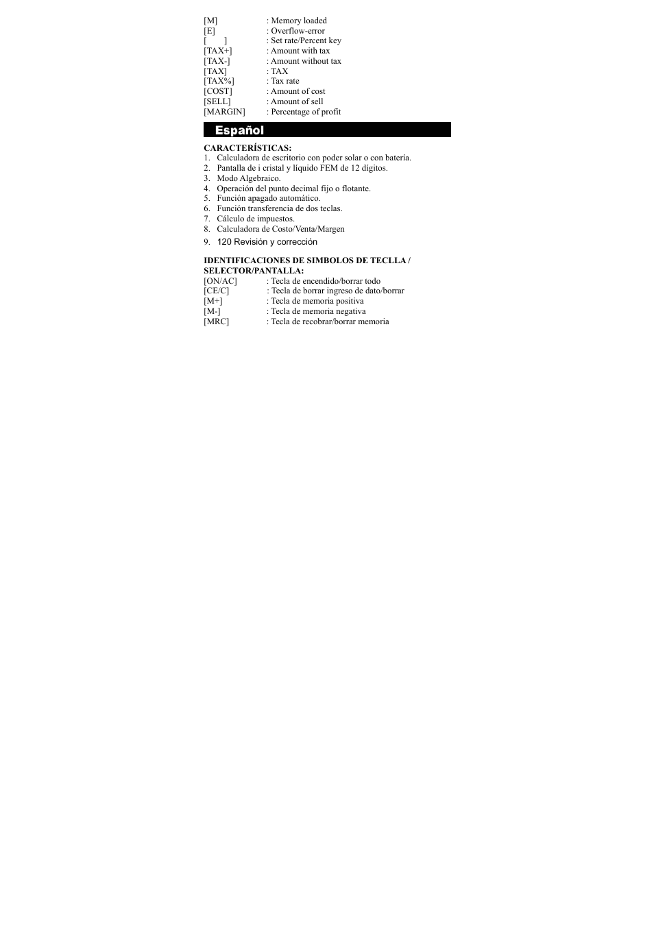 CITIZEN CT-666 User Manual | Page 4 / 35