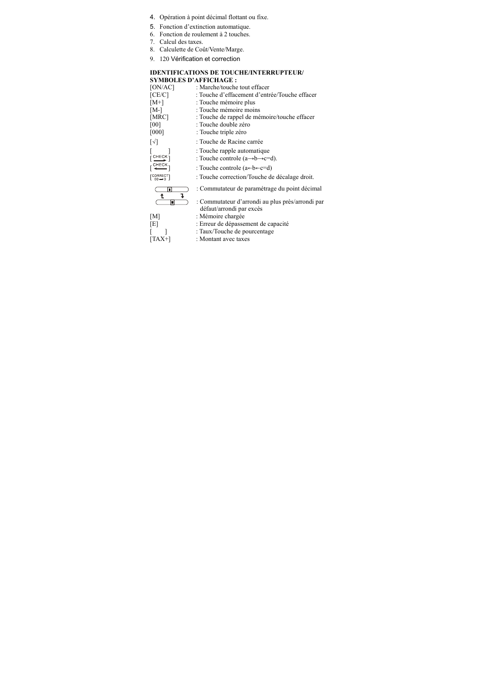 CITIZEN CT-666 User Manual | Page 6 / 35