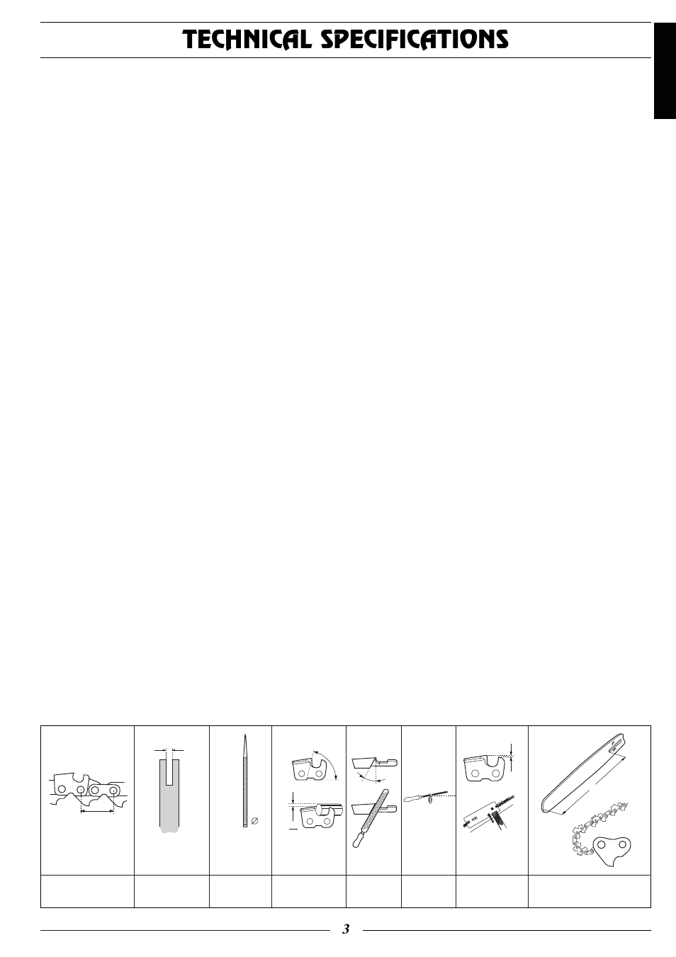 Technical specifications, Weight, Chain lubrication | Noise levels, Noise emissions, Vibration, Chain/guide bar | Husqvarna 318 User Manual | Page 4 / 24