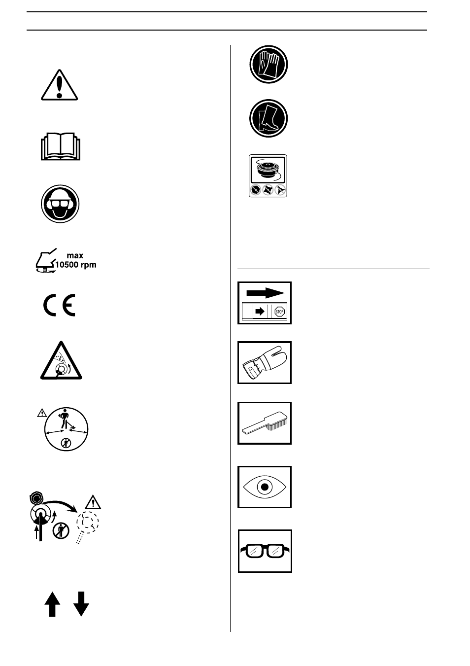 Symbol explanation, Symbols | Husqvarna 142RB User Manual | Page 2 / 29