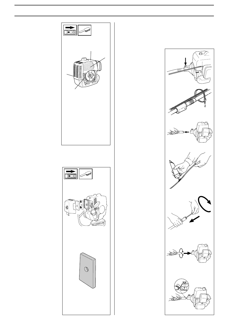 Maintenance, Cooling system, Air filter | 12 4 3 drive shaft | Husqvarna 142RB User Manual | Page 20 / 29