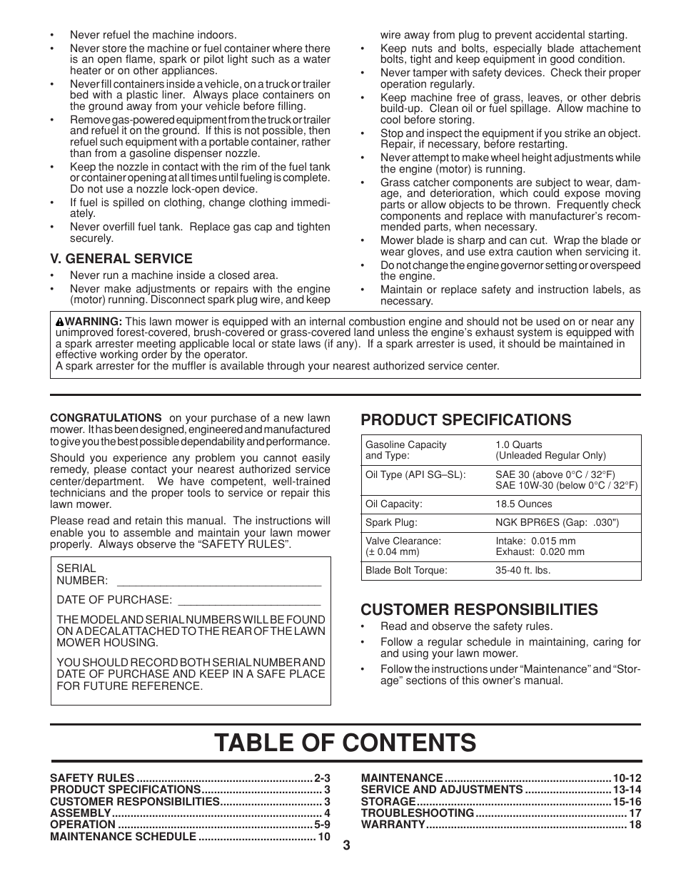 Husqvarna 7021RC User Manual | Page 3 / 18