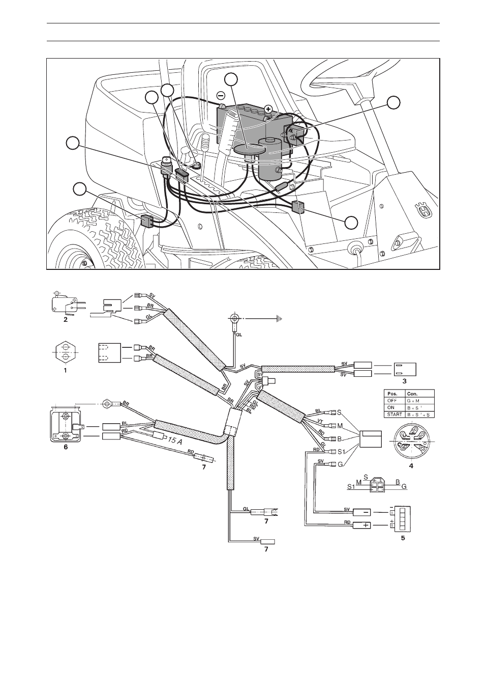 Wiring diagram | Husqvarna 1030 BioClip User Manual | Page 35 / 40