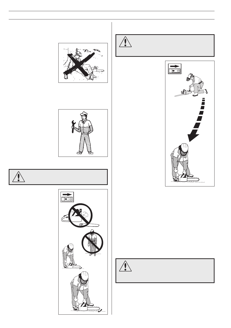 Safety instructions, General safety precautions | Husqvarna 42 User Manual | Page 18 / 36