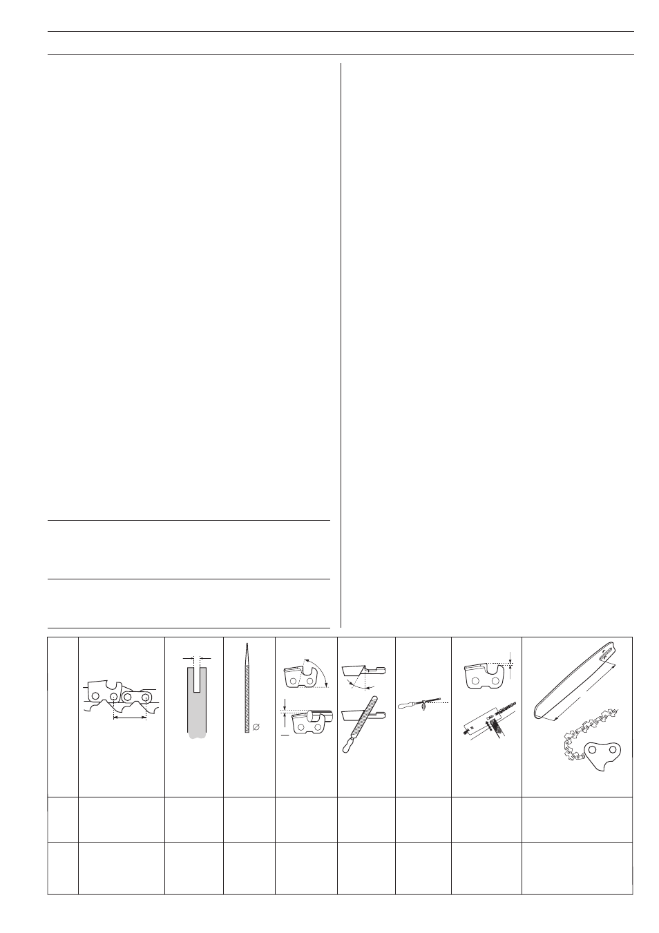 Technical data, Bar and chain combinations | Husqvarna 42 User Manual | Page 35 / 36