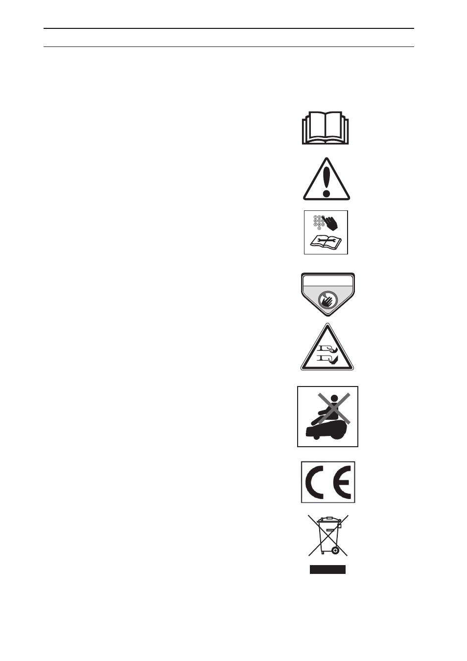 Introduction and safety, 2 symbols on automower, Danger | Husqvarna 210 C User Manual | Page 5 / 50