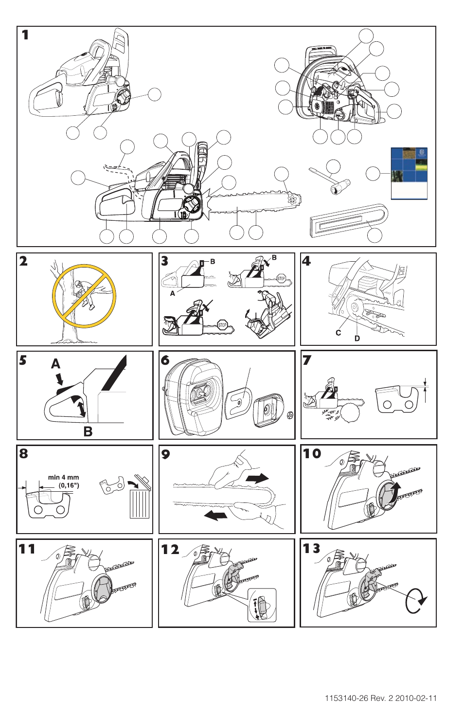 Husqvarna 236E User Manual | Page 2 / 23