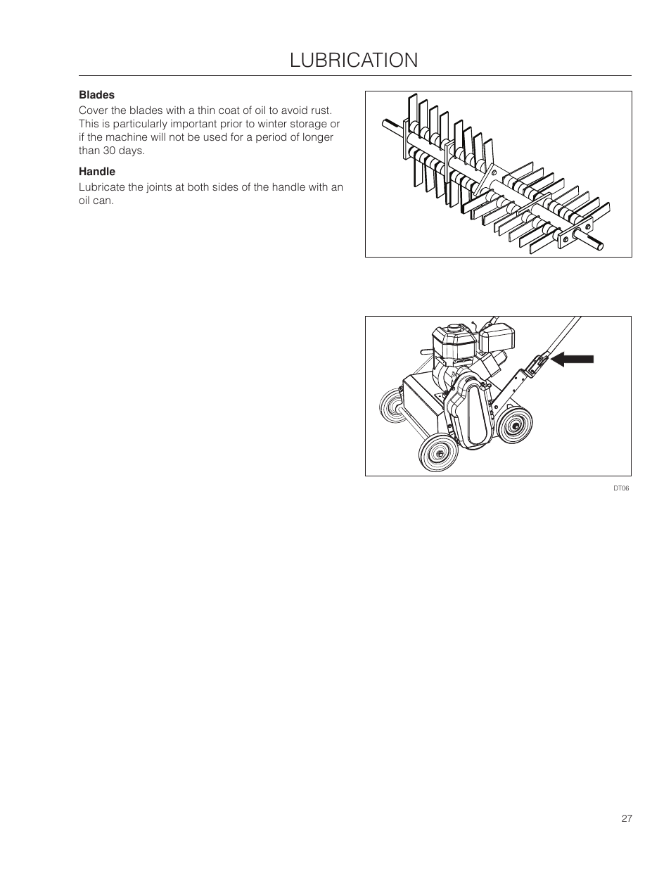 Lubrication | Husqvarna SD22B5DSA User Manual | Page 27 / 36