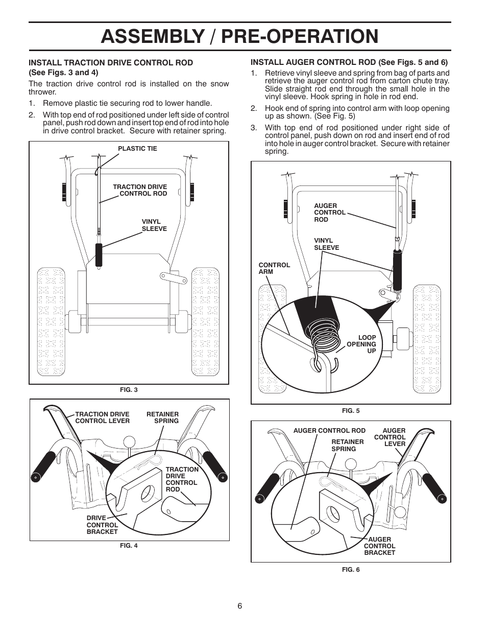 Assembly / pre-operation | Husqvarna 96193006901 User Manual | Page 6 / 24