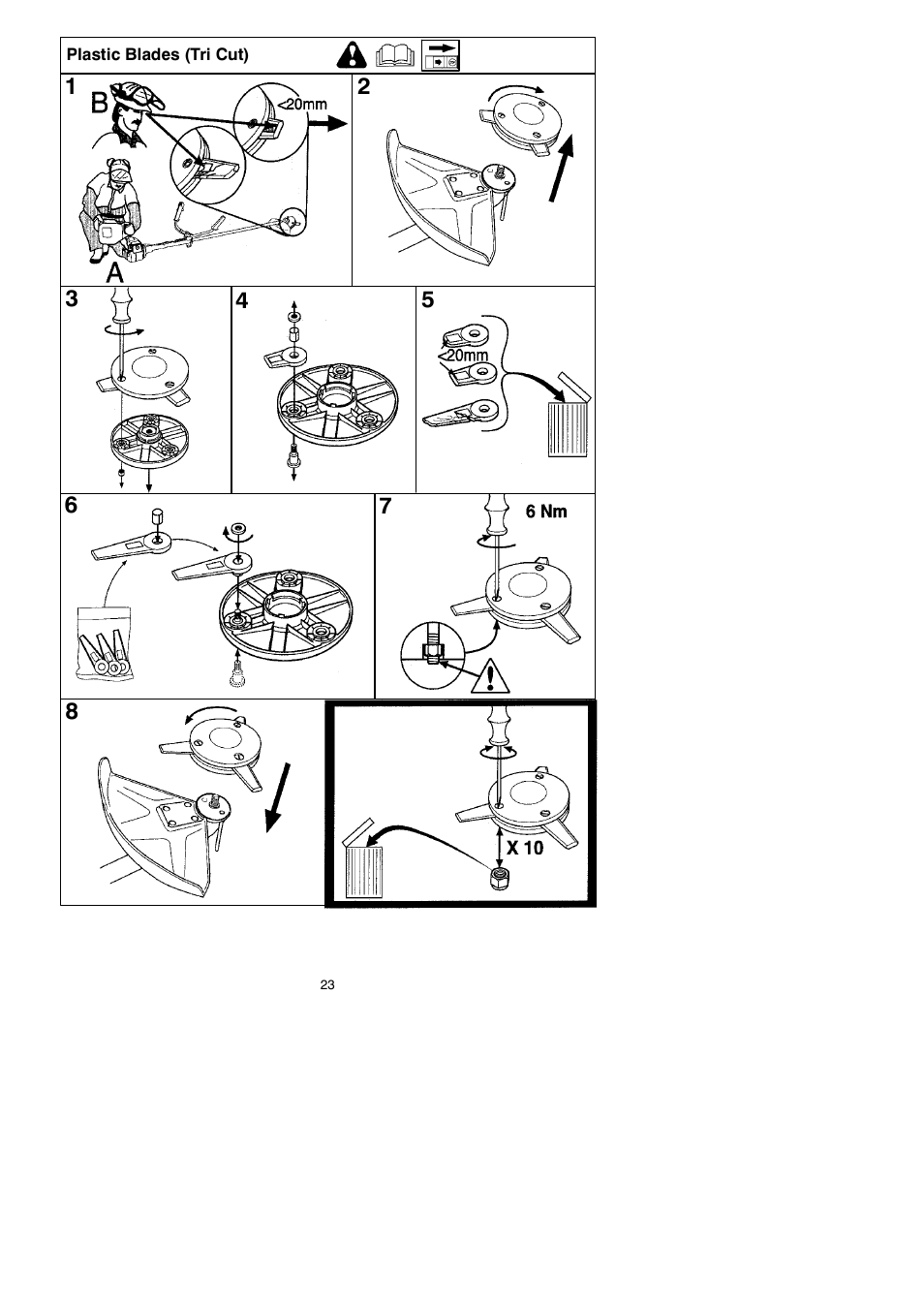 Husqvarna 125LDx User Manual | Page 23 / 23