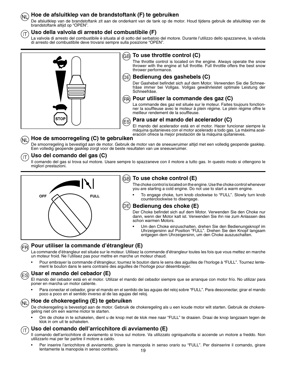 Husqvarna EU8024STE User Manual | Page 19 / 60