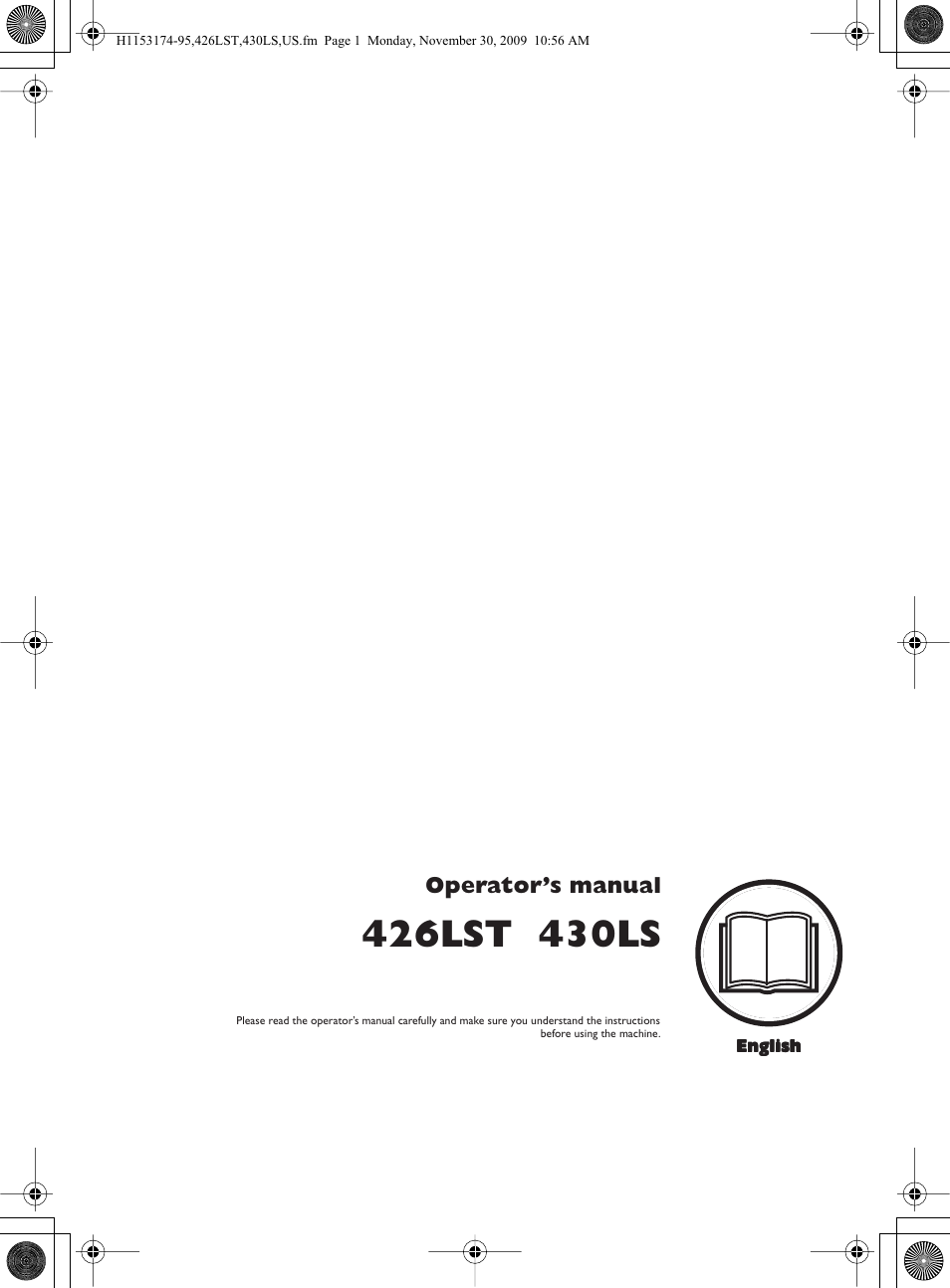 Husqvarna 430LS User Manual | 28 pages