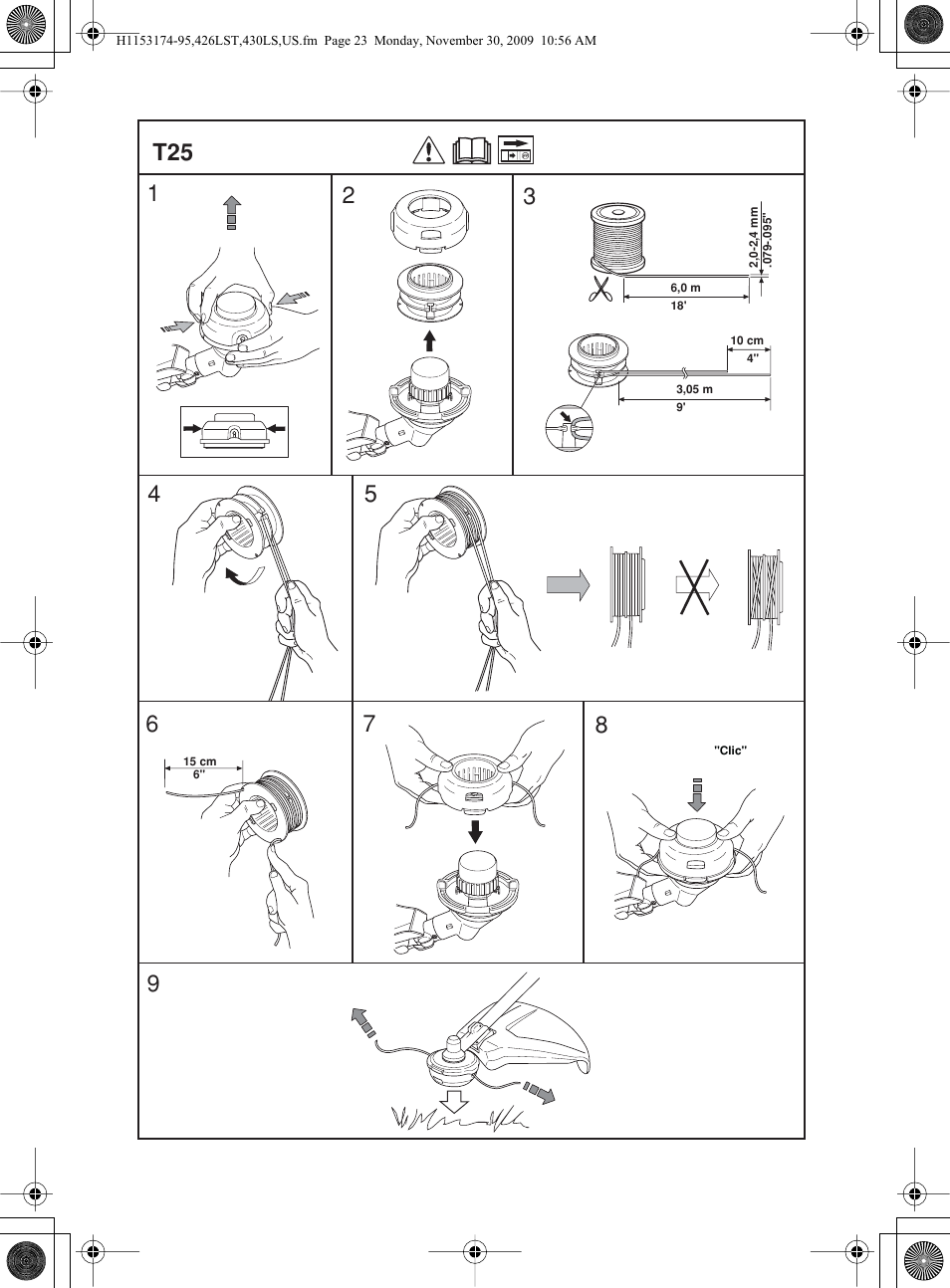 Husqvarna 430LS User Manual | Page 23 / 28