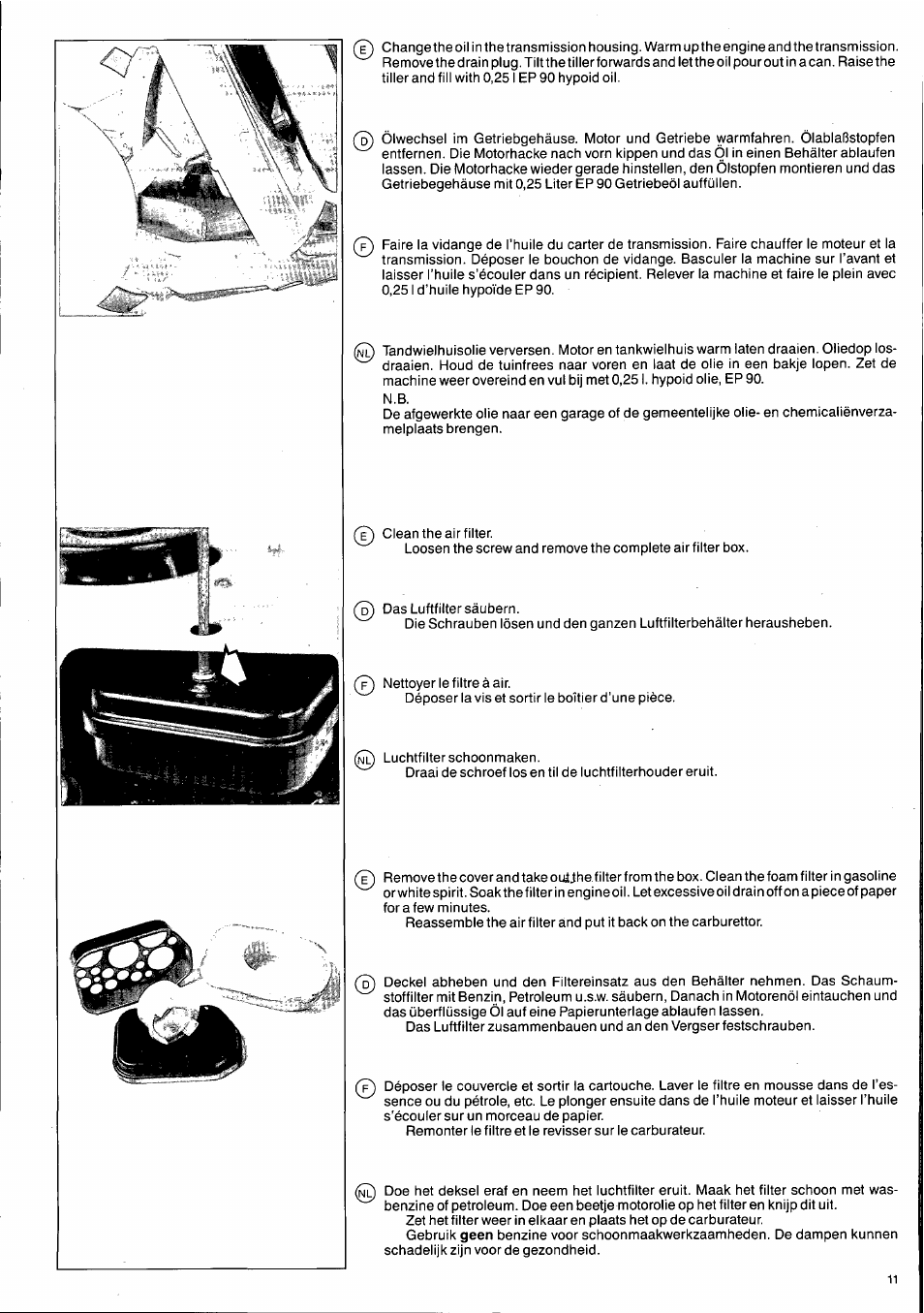 Husqvarna T300 User Manual | Page 11 / 20