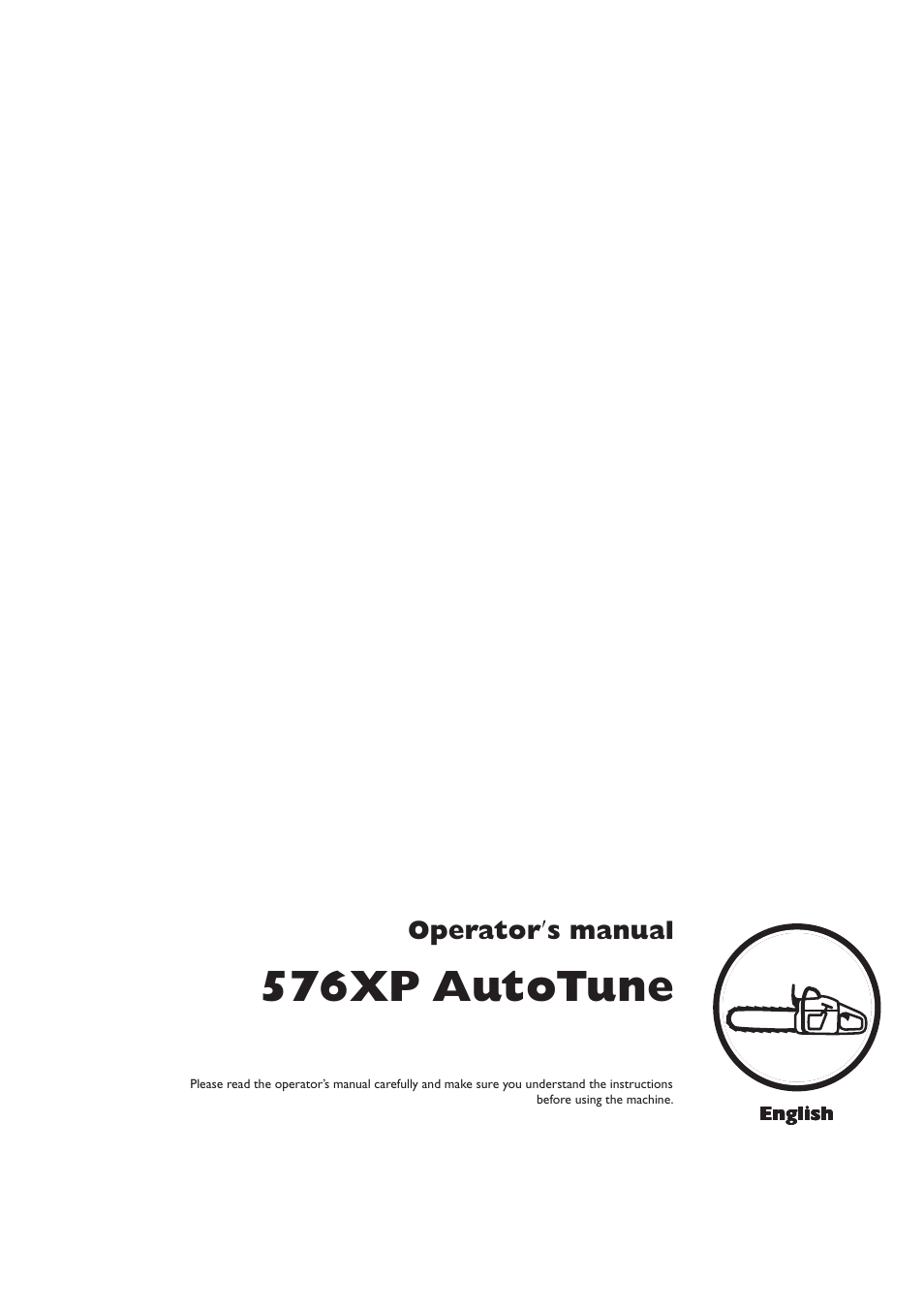 Husqvarna 576XP AutoTune User Manual | 44 pages