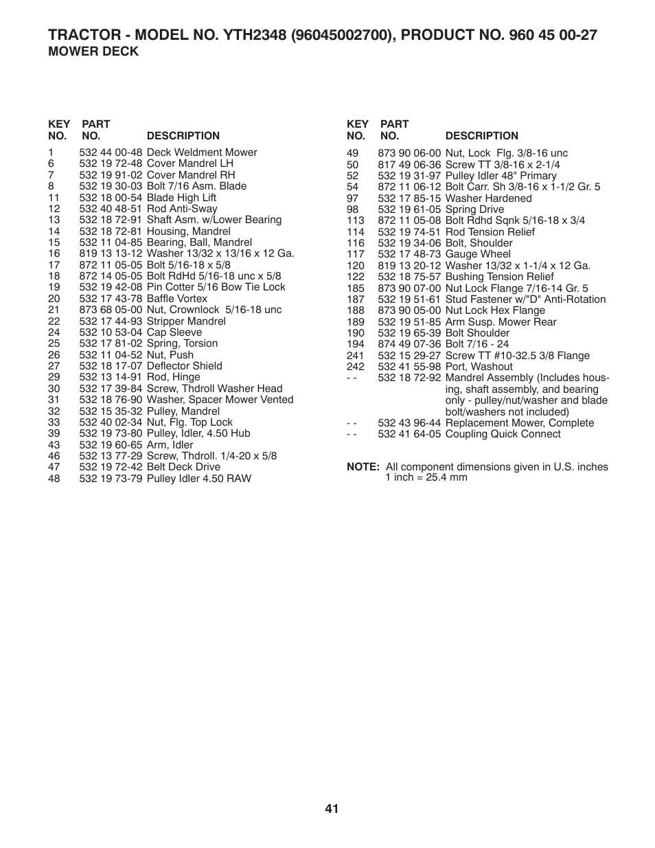 Husqvarna 96045002700 User Manual | Page 41 / 48