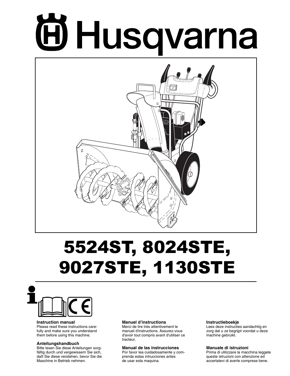 Husqvarna 8024STE User Manual | 60 pages