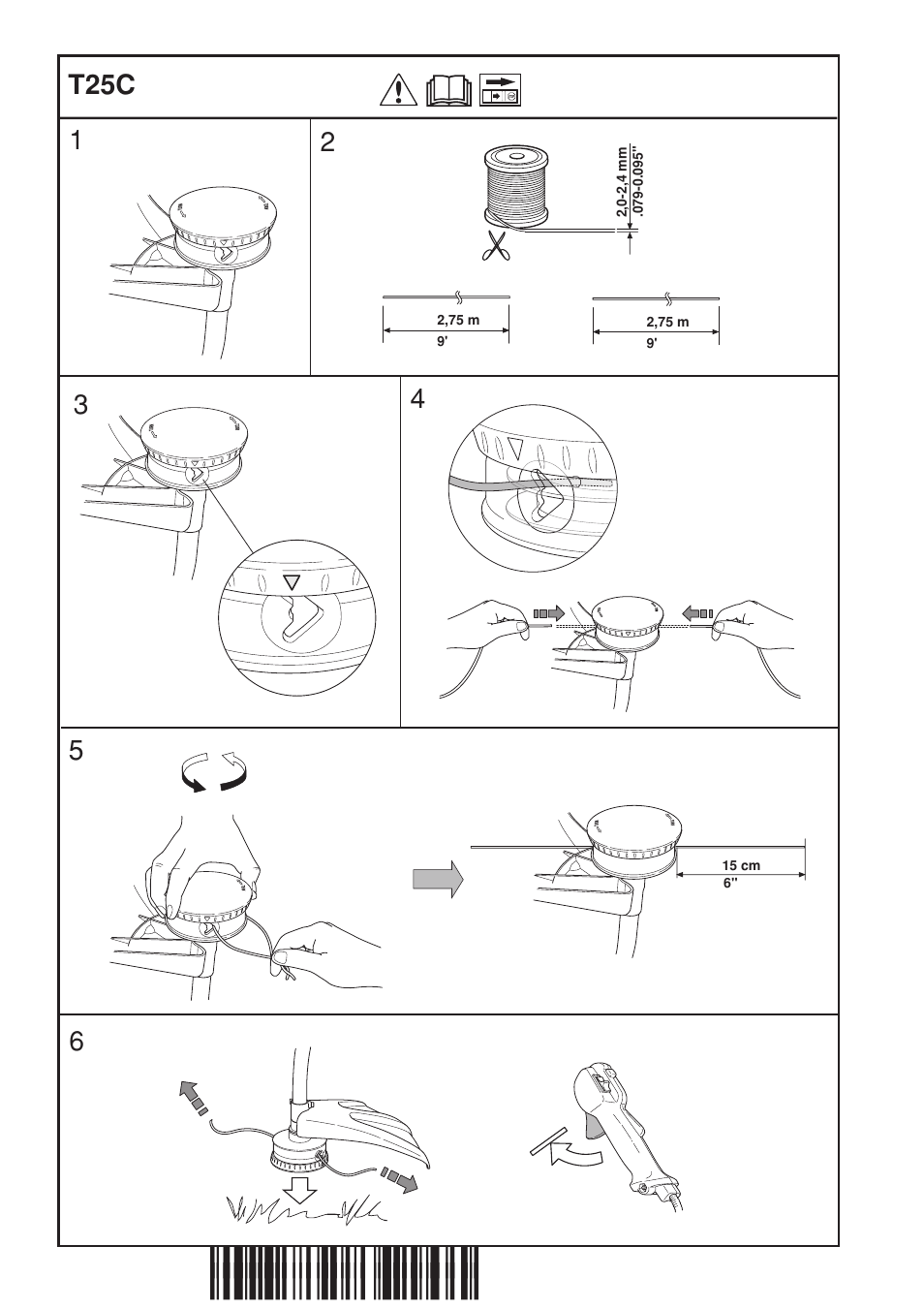 Z+r9h¶6 | Husqvarna SPM1702SM User Manual | Page 34 / 36