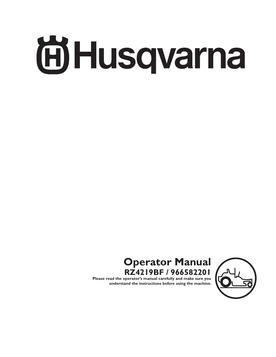 Husqvarna 966582201 User Manual | 56 pages