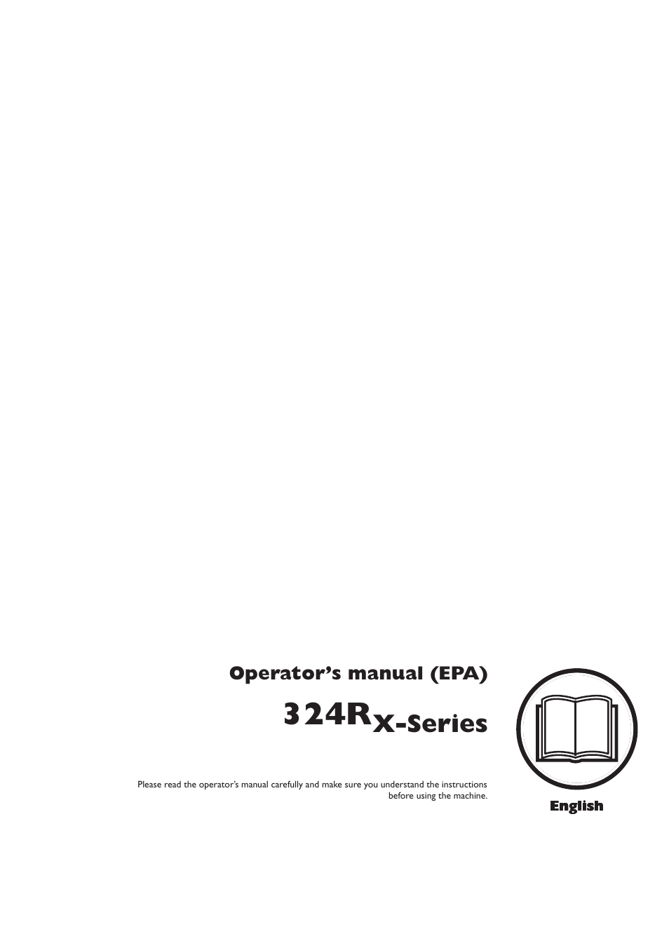 Husqvarna 324RX User Manual | 40 pages