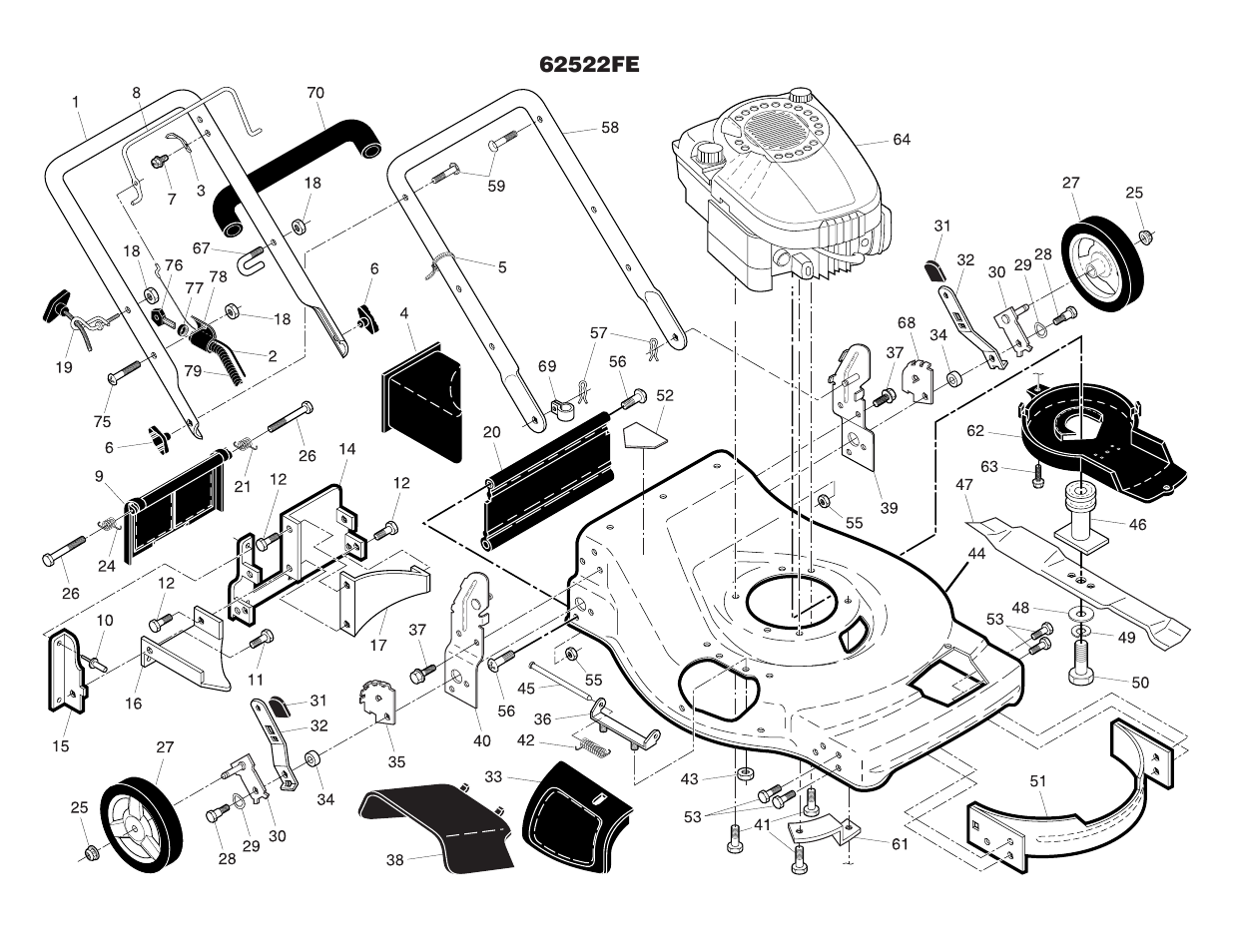 Repair parts | Husqvarna 532424698 User Manual | Page 16 / 21