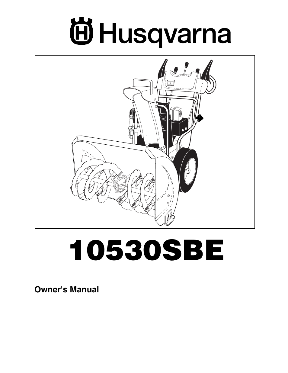 Husqvarna 10530SBE User Manual | 32 pages