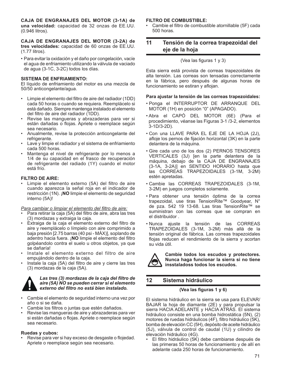 Husqvarna FSA 8400 D User Manual | Page 71 / 112