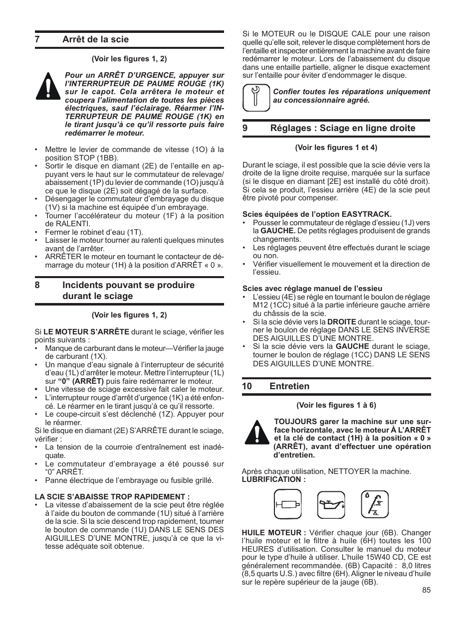 Husqvarna FSA 8400 D User Manual | Page 85 / 112
