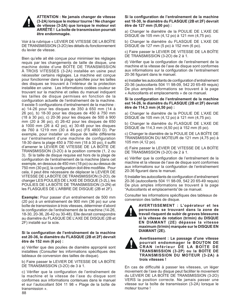 Husqvarna FSA 8400 D User Manual | Page 88 / 112