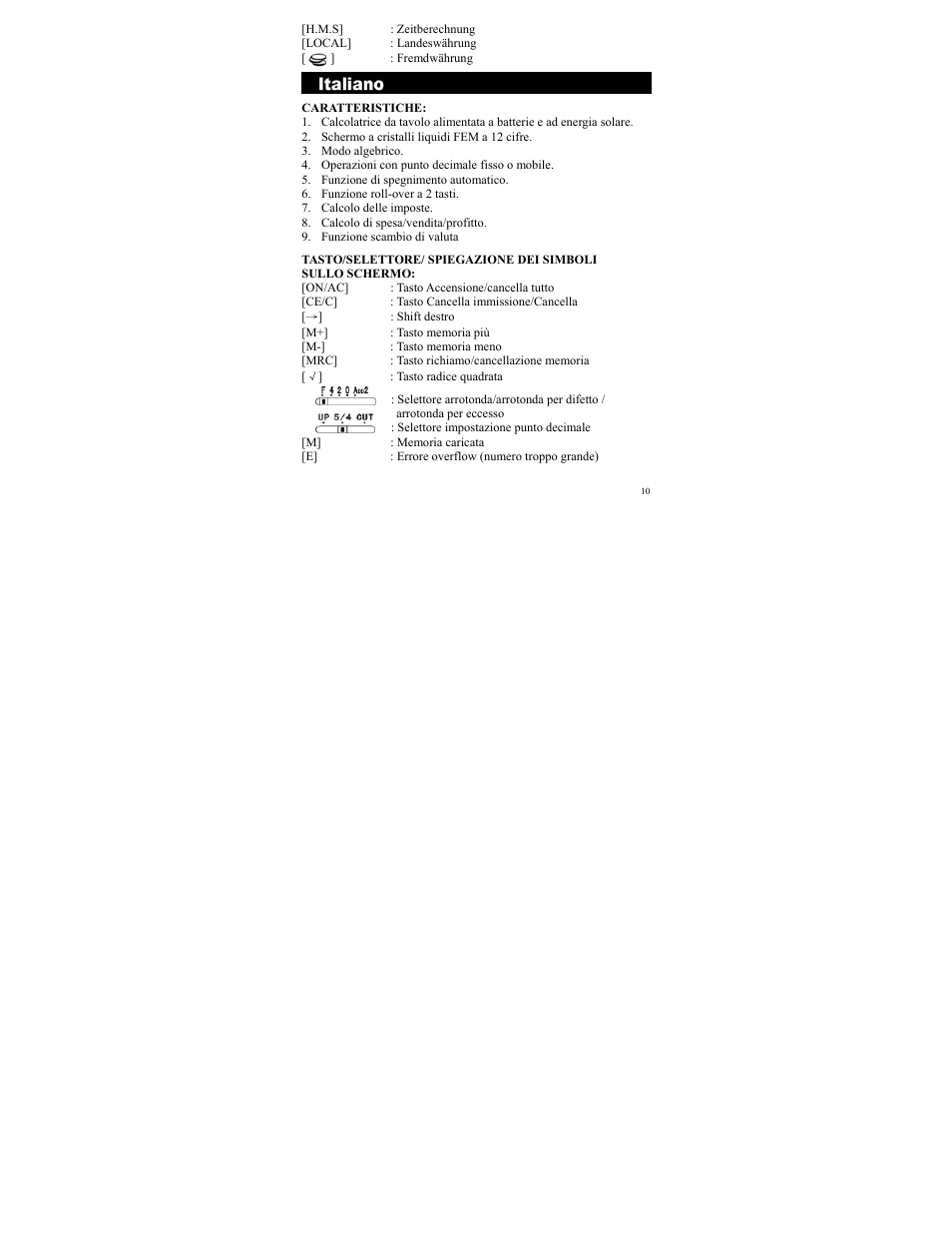 CITIZEN SDC-811A User Manual | Page 10 / 35