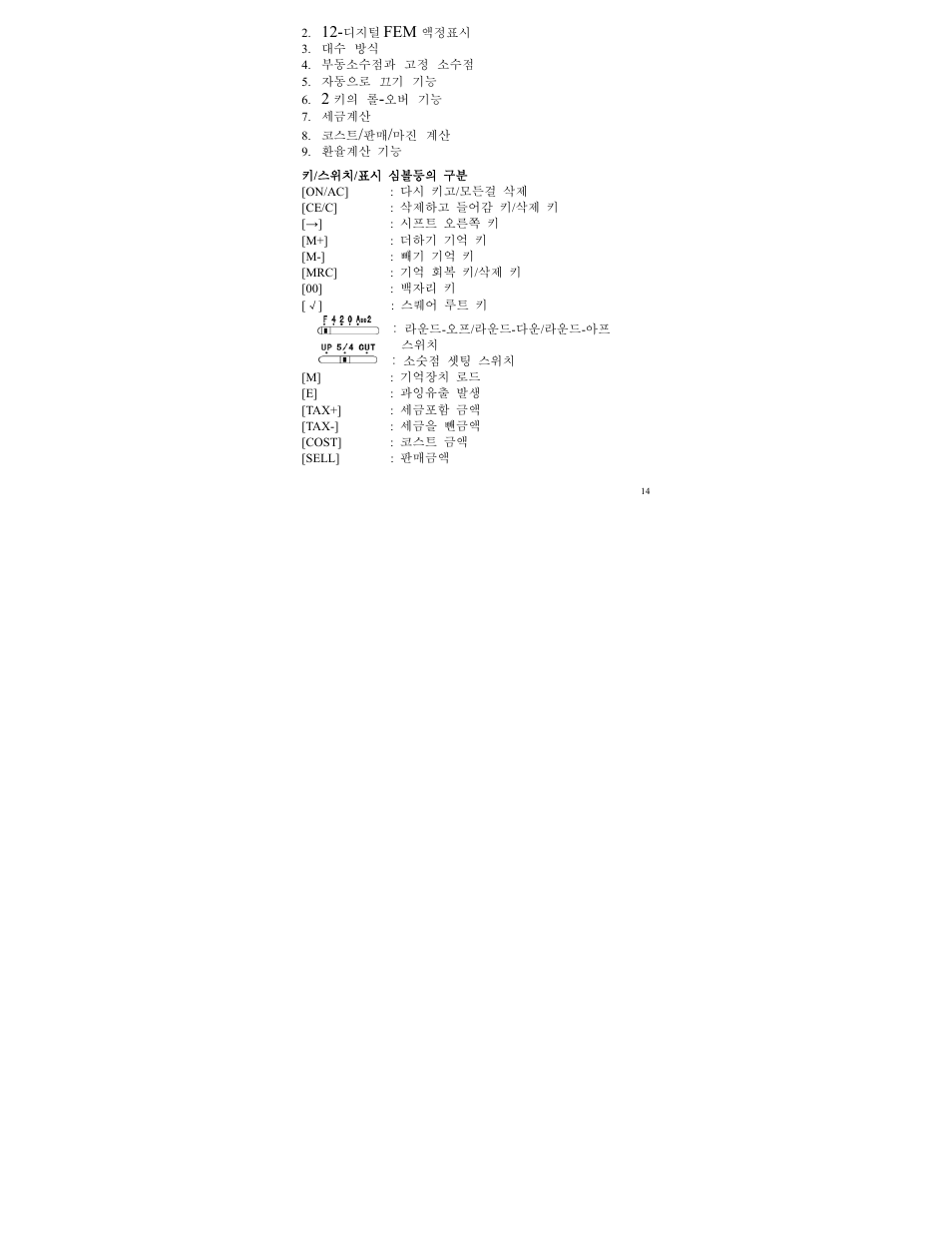 CITIZEN SDC-811A User Manual | Page 14 / 35