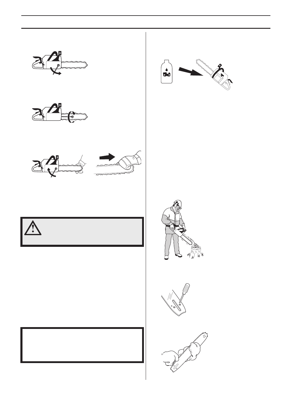 Lubricating cutting equipment, General safety precautions | Husqvarna 1153178-95 User Manual | Page 15 / 44